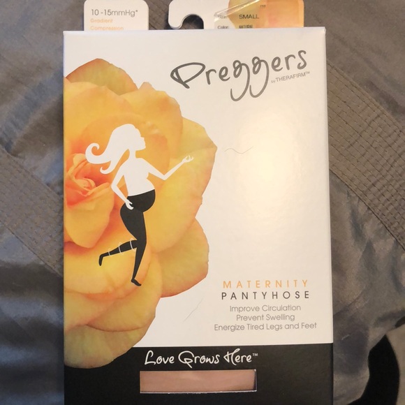 Preggers Nude Compression Pantyhose